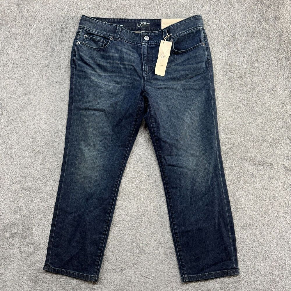Ann Taylor Loft Modern Crop Jeans Womens 29/8 Deim Blue